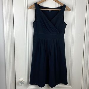 Lands’ End Black Fit and Flare PXS Dress